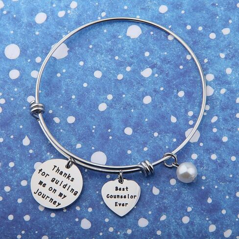 هدية تقدير المستشار، شكرًا لتوجيهي في رحلتي، سوار الإسورة السلكي القابل للتوسيع in Kuwait