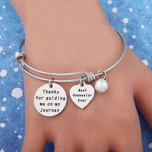 هدية تقدير المستشار، شكرًا لتوجيهي في رحلتي، سوار الإسورة السلكي القابل للتوسيع in Kuwait