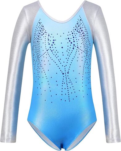 Blaward Gymnastics Leotards for Girls Kids Teens Athletics Leotards with Tumbling Dance Shorts Sparkly Unitards Biketards in Kuwait
