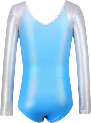Blaward Gymnastics Leotards for Girls Kids Teens Athletics Leotards with Tumbling Dance Shorts Sparkly Unitards Biketards in Kuwait