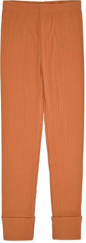 Sleep On It 4 Piece Rib Knit Pajama Sets for Boys and Girls - 100% Organic Cotton Soft and Comfortable Kids Sleepwear in Saudi Arabia
