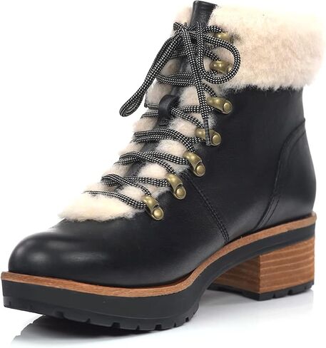 KORK-EASE Women's Winslet Boot: Warm and Cozy Shearling Winter Boots with Comfortable Lining, Supportive Footbed, High-Traction Outsole and Optimal Fit for Women in Kuwait