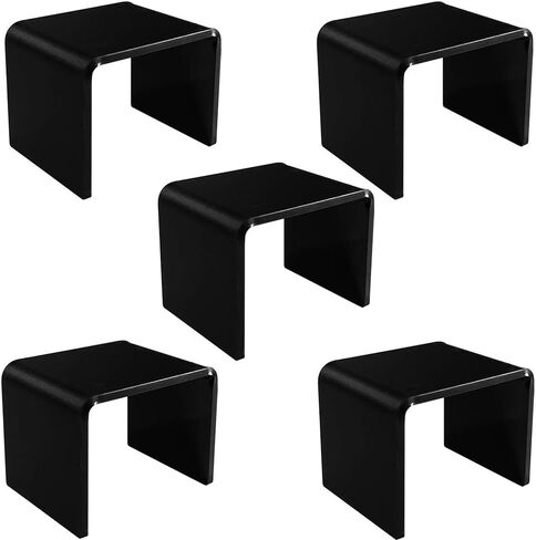 Acrylic Display Risers 2" wide MultiPack (5, black) in Saudi Arabia