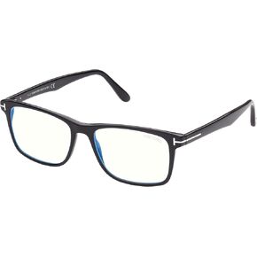 Tom Ford FT 5752-B BLUE BLOCK Shiny Black/Blue Filter 55/16/145 men Eyewear Frame