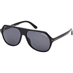 Sunglasses Tom Ford FT 0934 -N Hayes 01A Shiny Black/Smoke Glasses