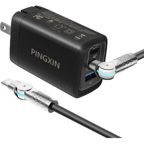 USB C Charger 65W Wall Charger,(GaN III)3 Port Fast Charging Station,65W Foldable Wall Charger Adapter for MacBook Pro/Air,HP,ThinkPad,Dell XPS,iPhone 15/14,Pro,iPad Pro/Air,Galaxy S23,Steam Deck,etc