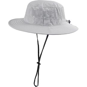 قبعة Tirrinia Kids Boonie Sun Hat لصيد السمك وسفاري ذات حافة واسعة للأعمار من 5 إلى 15 عامًا