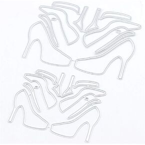 KSCRAFT Elegant Layering Highheel Shoes Metal Cutting Dies Stencils for DIY Scrapbooking/Photo Album Decorative Embossing DIY Paper Cards