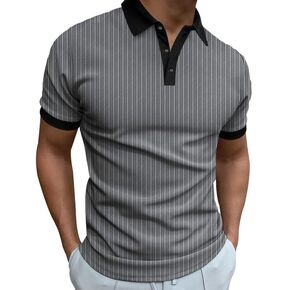 Men's Short Sleeve Vintage Polo Shirt