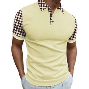 Men's Short Sleeve Vintage Polo Shirt