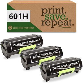 Print.Save.Repeat. Lexmark 601H High Yield Remanufactured Toner Cartridge for MX310, MX410, MX510, MX511, MX610, MX611 Laser Printer [10,000 Pages]