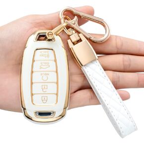 غطاء مفتاح Hyundai Key Fob، متوافق مع 2019 2020 2028 Hyundai Palisade Elantra GT Accent Kona Santa Fe Palisade Kona Elantra GT Veloster