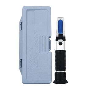 Meichoon 0~32% Brix Refractometer with ATC Digital Handheld Refractometer for Sugar, Food, Fruit, Beverages Honey DH14