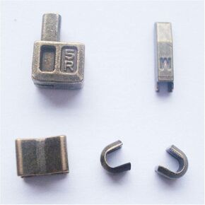2 sets bronze #5 metal zipper head box zipper resucue slider zipper pull replacements zipper sliders retainer insertion pin easy for zipper repair kit