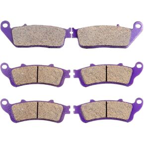 ECCPP Brake Pads Fits for VICTORY Vision Tour 2008-2017, FA261, FA196 Front and Rear Brake Pads