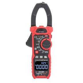 HT208D Digital Clamp Meter, Protable Multimeter AC/DC Voltage Current NCV Tester 6000 Counts for Frequency Conversion Power Supply