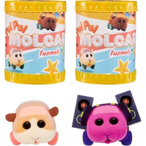 MGA Entertainment Pui Pui Molcar 2.5-Inch Fuzmols™ Figures 2 Pack, Flocked, Reusable Blind Packaging, Toy Gift for Kids Girls Boys Collectors Ages 3 4 5 6 7+