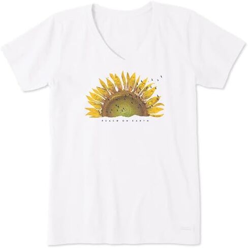 Women's Sew Much Love Short Sleeve Crusher Vee in Kuwait