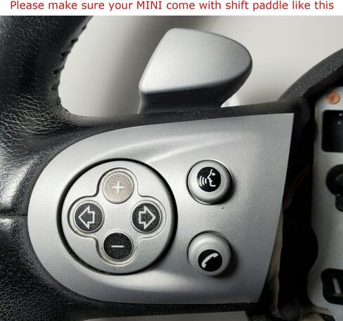 iJDMTOY Sports Blue Euro Aluminum Paddle Shifter Extensions Compatible with Mini Cooper 2007-14 R55 R56 R57 R58 R59 R60 R61 in Saudi Arabia