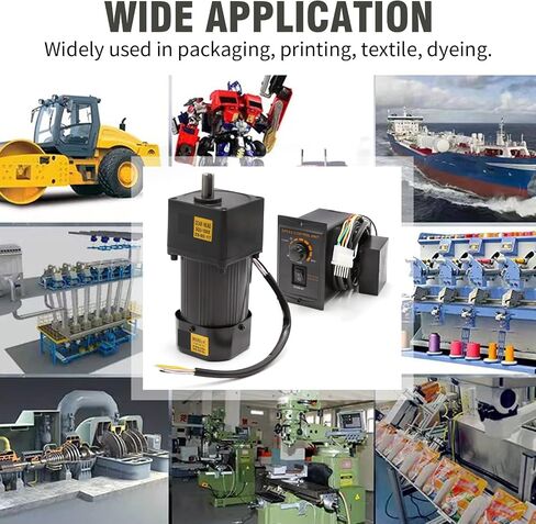 250W 5K 110V Adjustable Variable Gear Reducer Motor AC Gear Motor with Speed Controller for Industry 0-270RPM/min in Saudi Arabia