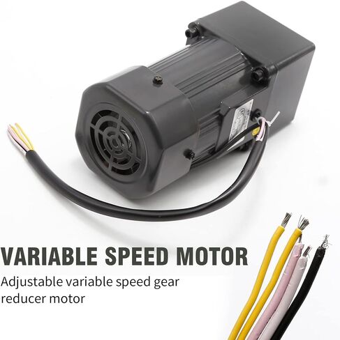 250W 5K 110V Adjustable Variable Gear Reducer Motor AC Gear Motor with Speed Controller for Industry 0-270RPM/min in Saudi Arabia
