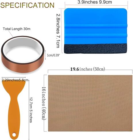 Teflon Sheet for Heat Press T Shirt Teflon Paper Heat Tape for Sublimation Heat Resistant Transfer Tape 1 Set T Shirt Alignment Ruler Guide to Center Designs with Weeding Tool for Vinyl Craft Sewing in Saudi Arabia