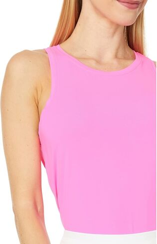 تانك ليلي بوليتزر UPF 50 Luxletic Westley Active للنساء - ياقة عالية وحاشية على شكل ذيل القميص in Saudi Arabia
