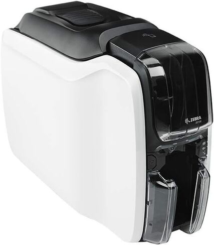 Zebra ZC100 LT ID Card Printer - Complete Supplies Package with CloudBadging Software, Blank Cards, and Ribbon in Saudi Arabia