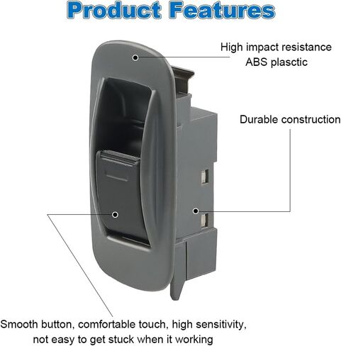 Rear Door Window Switch Compatible with Toyota Tacoma 2.7L L4 and 4.0l V6 2005 2006 2007 2008 2009 2010 2011 2012, Power Window Switch Rear Left or Right, Replacement for 84810AA010B2, 901-354 in Saudi Arabia