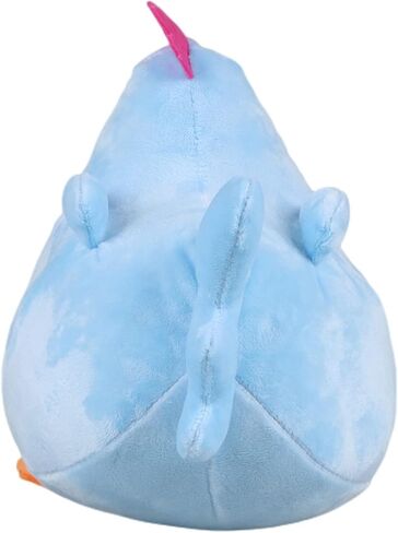 وسائد قطيفة على شكل دجاجة، لعبة دجاجة الوادي ستاردو بلاشيز 7.9 بوصة هدية لمحبي الألعاب، دمية وسادة حيوانات محشوة ناعمة للأطفال والبالغين ديكور منزلي (أزرق سماوي) in Kuwait