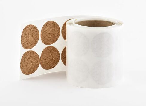 – 100 Pack of Premium Self-Adhesive 2-Inch Cork Coasters Round – 2" Self-Adhesive Cork Circles – Premium Cork Discs for Coasters and DIY Craft Projects in Saudi Arabia