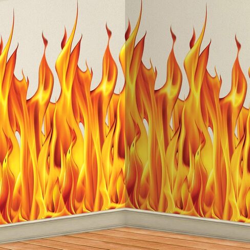 Beistle Flame Backdrop in Saudi Arabia