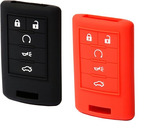 Key FOB Silicone Case Cover for Cadillac ATS CTS DTS STS XTS ATS SRX, C7 Corvette in Saudi Arabia