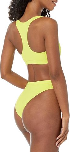 HUGO Women's Standard Center Logo Side Cut Out One-piece Swimsuit in Saudi Arabia