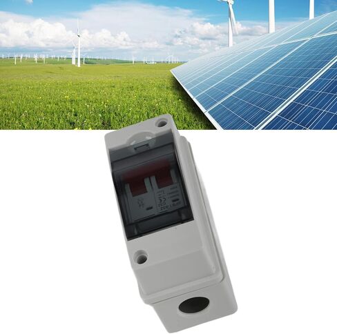 Miniature Circuit Breaker Solar Panels Outdoor Photovoltaic PV Solar Disconnect Switch IP65 Waterproof DIN Rail Enclosure RV Breaker Box Solar DC Isolator Switch for DC500V (20A) in Saudi Arabia