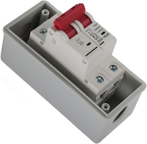 Miniature Circuit Breaker Solar Panels Outdoor Photovoltaic PV Solar Disconnect Switch IP65 Waterproof DIN Rail Enclosure RV Breaker Box Solar DC Isolator Switch for DC500V (20A) in Saudi Arabia