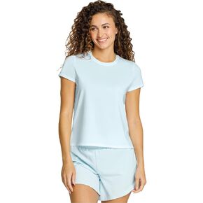 Pickleball Bijou Top - Short Sleeve Athletic Top for Women - T-Shirts - Crew Neck Workout Tops for Golf Tennis