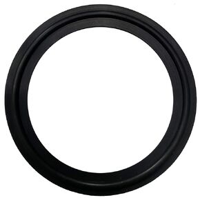 2" Sanitary Standard Tri-Clamp Gaskets (Pack of 20), Black EPDM
