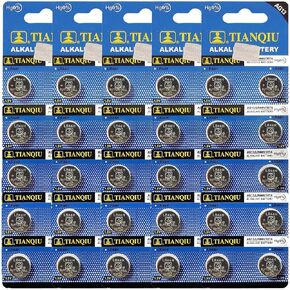 TIANQIU 50 357 Alkaline Watch Batteries LR44 AG13 SR44W Battery