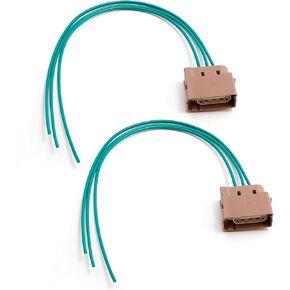 2Pcs Headlamp Light Socket Pigtail Connector,Replacement For Ford Brake Lamp,Turn Signal Parking Lamp in Saudi Arabia