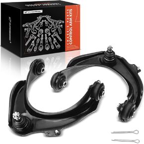 A-Premium 2 x Front Upper Control Arm, with Ball Joint & Bushing, Compatible with Honda Accord 1998-2002, Acura TL 1999-2003, CL 2001-2003
