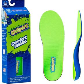 Powerstep Shoe's KidSport Insole, green/blue
