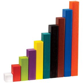 hand2mind Plastic Cuisenaire Rods Individual Set, Math Manipulatives, Montessori Math Rods, Math Counters, Math Blocks, Counting Blocks, Montessori Math, Fraction Bars, Number Rods (Set of 74)