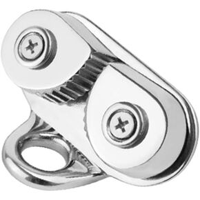 BESPORTBLE 1 Pc Cam Cleat Leading Ring Fairlead Stainless Steel Matic Cam Cleat Clip for Sailboat Kayak Canoe Dinghy