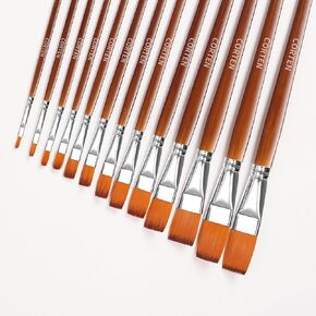 Acrylic Brushes Artists Brush Sets Acryl Synthetic Brushes Fine Art Brushes for Acrylic/Oil/Watercolour Painting