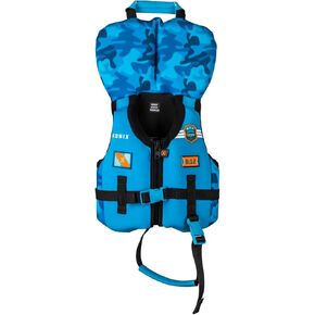 Ronix Top Grom - Boy's CGA Life Vest, Blue Camo