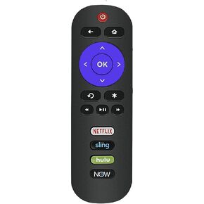 Universal Remote Control Compatible with All TCL Roku TV Remote with Netflix, Sling, Hulu, and Now
