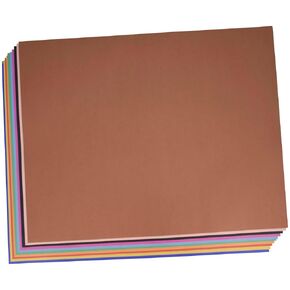 School Smart Railroad Board, 4-Ply, 22 x 28 Inches, Assorted Colors, 100 Boards - 1485740