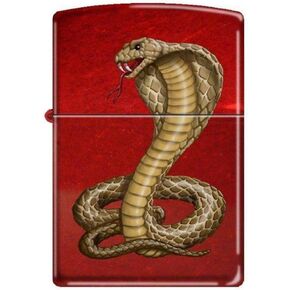 Zippo Cobra Snake Candy Apple Red Lighter, 8951