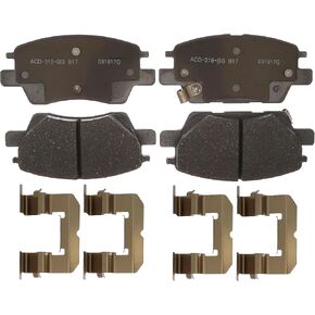 ACDelco Silver 14D1844CH Ceramic Front Disc Brake Pad Set
